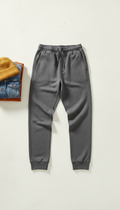 Night gray tapered jogger pants