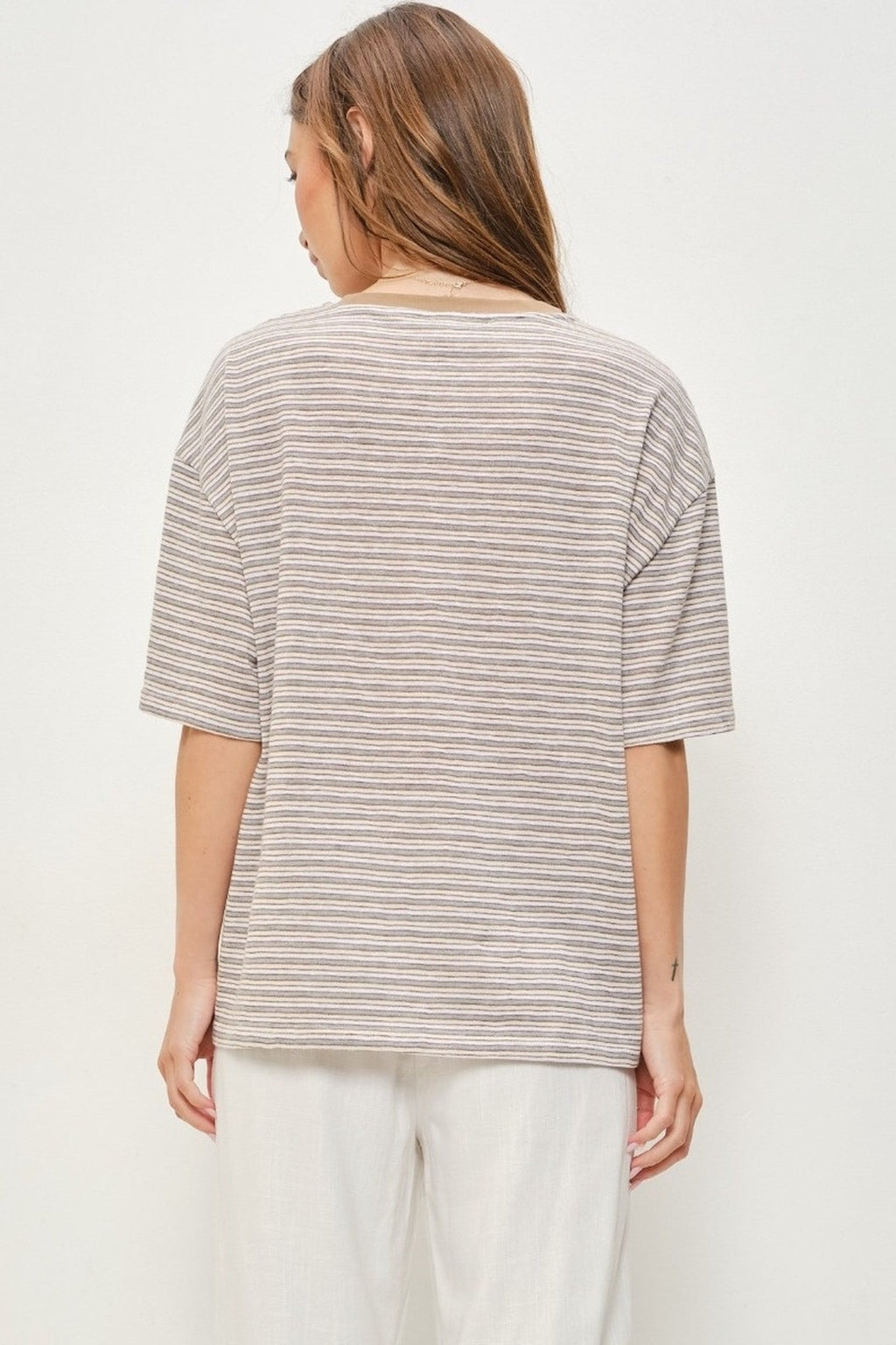 Striped Oversized Tee